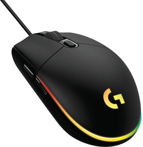 Logitech G203 LIGHTSYNC - herné slúchadlá - čierna