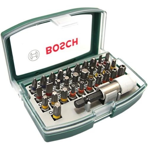 BOSCH 32 dielna sada skrutkovacích bitov s farebným kódovaním 