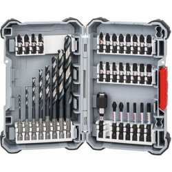 BOSCH 35 dielna sada Pick&Click špirálových vrtákov Impact Control HSS a skrutkovacích nástavcov