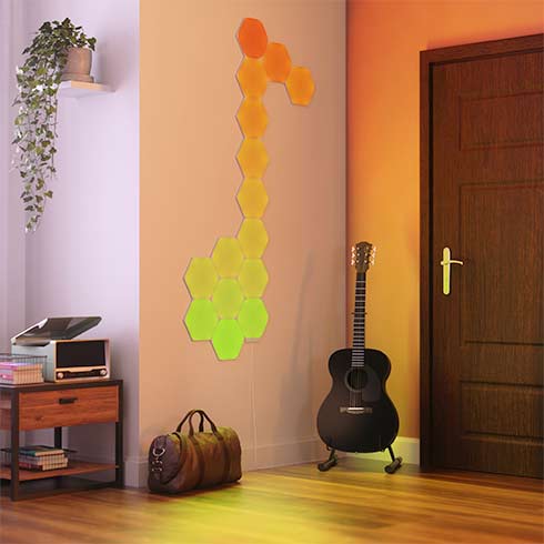 Nanoleaf Shapes Hexagons Starter Kit - 9 Panels 