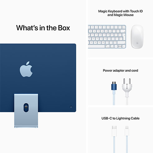 iMac 24" 4.5K Apple M1 8C CPU 8C GPU 8GB 512GB Modrý SK 