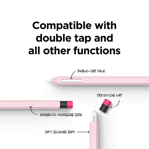 Elago kryt Classic Pencil Case pre Apple Pencil 2nd Gen & Pencil Pro - Lovely Pink 