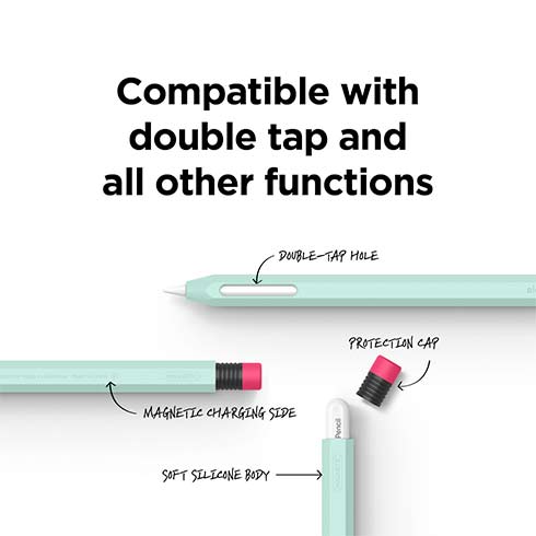 Elago kryt Classic Pencil Case pre Apple Pencil 2nd Gen & Pencil Pro - Mint 
