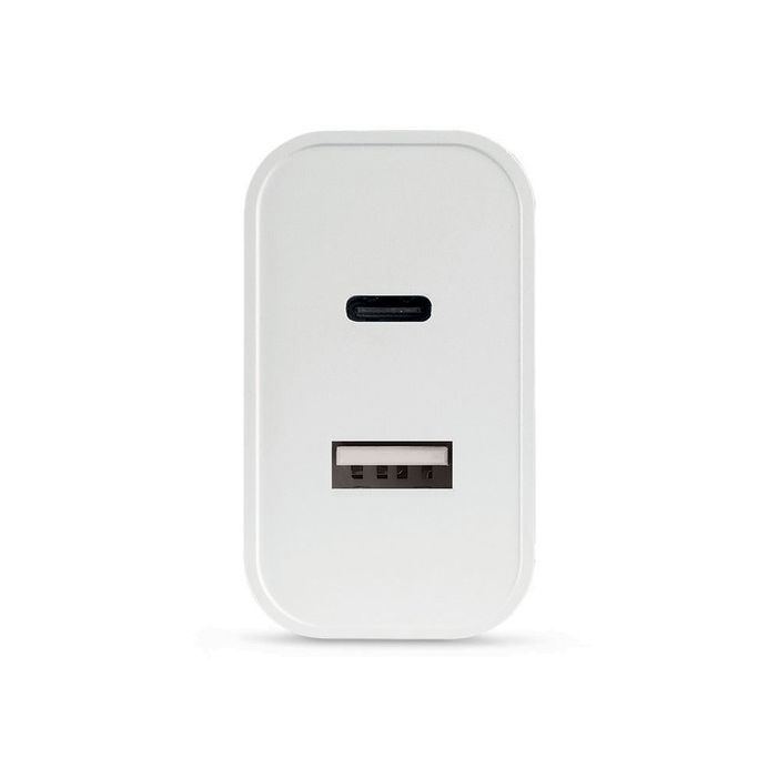 Aiino - Duo 38W Wall charger with 18W USB port and 20W USB-C port 