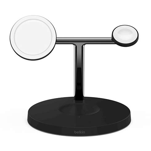 Belkin Boost Charge Pro 3-in-1 Wireless Charger with Magsafe 15W - Black 