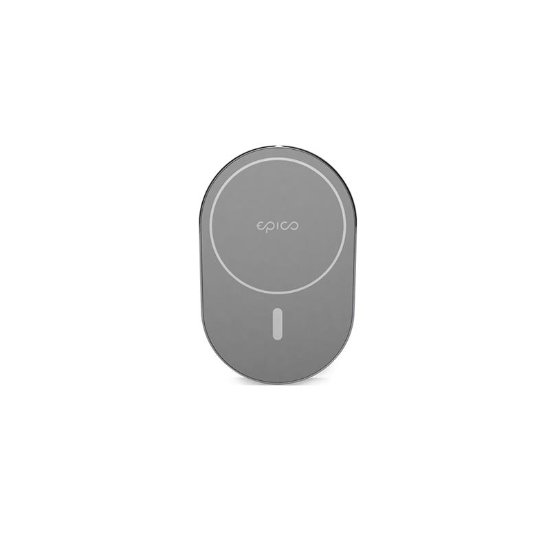 Epico Ellipse Wireless Car Charger 15 W (MagSafe compatible) - Space Gray 