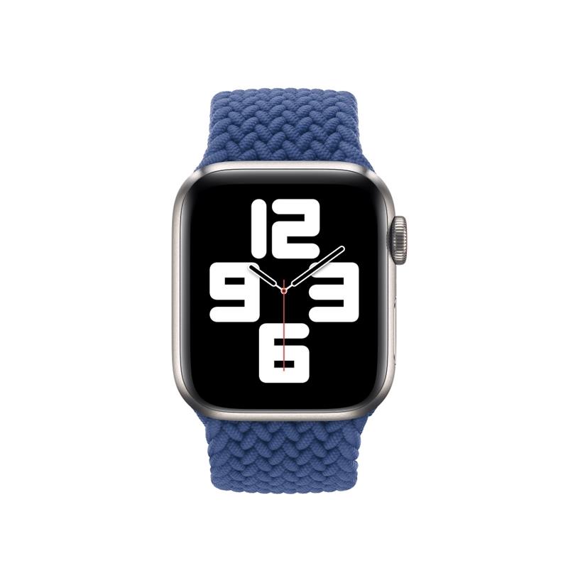 Innocent Braided Solo Loop Apple Watch Band 38/40mm Navy Blue - M(144mm) 