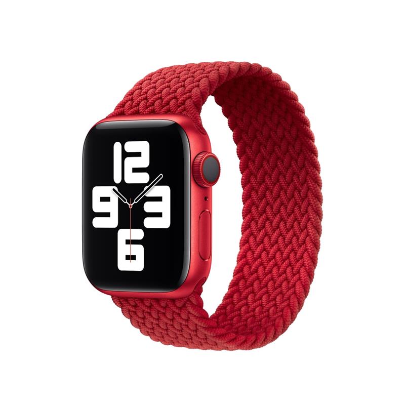 Innocent Braided Solo Loop Apple Watch Band 38/40mm Red - M(144mm) 