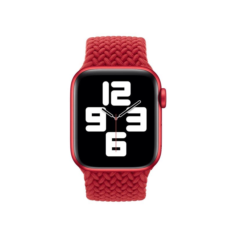 Innocent Braided Solo Loop Apple Watch Band 38/40mm Red - M(144mm) 