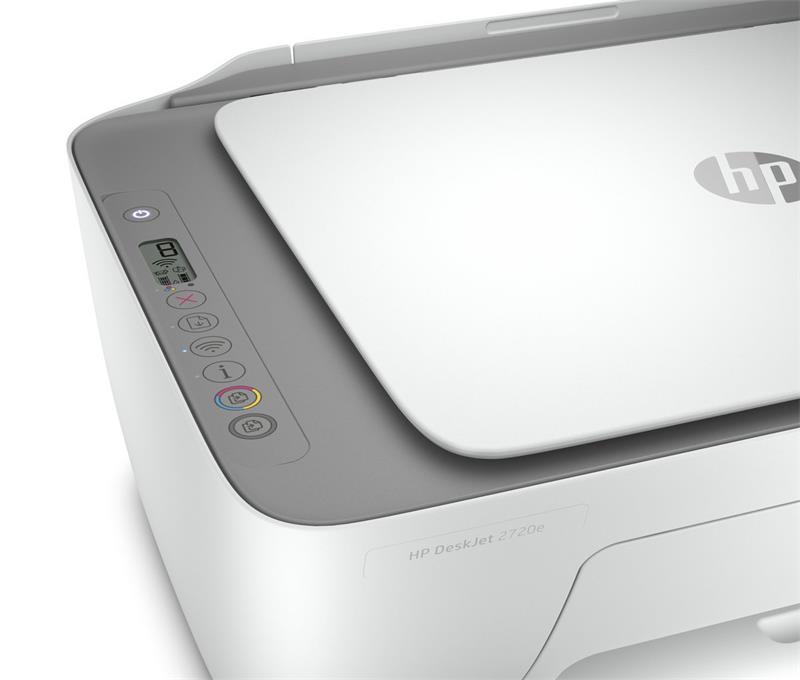 HP All-in-One Deskjet 2720e HP+ (A4, 7,5/5,5 ppm, USB, Wi-Fi, BT, Print, Scan, Copy) 
