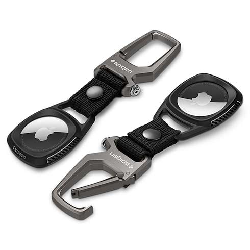 Spigen puzdro Rugged Armor Case pre AirTag - Black 