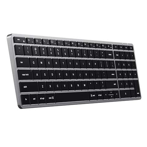 Satechi klávesnica Slim X2 Bluetooth Backlit Keyboard - Space Gray 