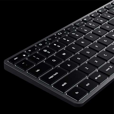 Satechi klávesnica Slim X2 Bluetooth Backlit Keyboard - Space Gray 