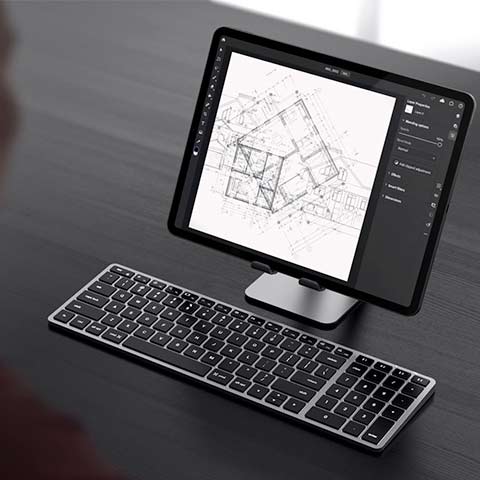 Satechi klávesnica Slim X2 Bluetooth Backlit Keyboard - Space Gray 