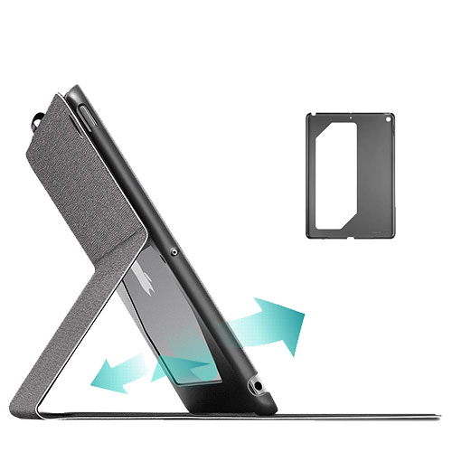 ESR puzdro Urban Premium Folio Pencil Case pre iPad 10.2" 2019 2020 2021 - Gray 