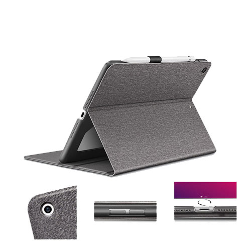 ESR puzdro Urban Premium Folio Pencil Case pre iPad 10.2" 2019 2020 2021 - Gray 