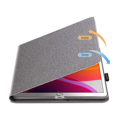 ESR puzdro Urban Premium Folio Pencil Case pre iPad 10.2" 2019 2020 2021 - Gray 