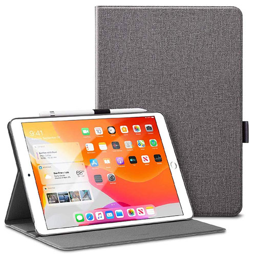 ESR puzdro Urban Premium Folio Pencil Case pre iPad 10.2" 2019 2020 2021 - Gray 