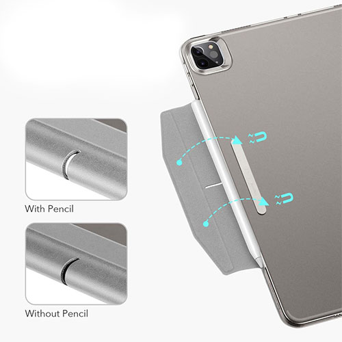 ESR puzdro Ascend Trifold Case pre iPad Pro 12.9" 2021 - Silver Gray 