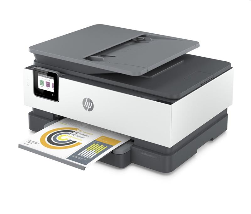 HP All-in-One Officejet Pro 8022e HP+ (A4, 20 ppm, USB 102.0, Ethernet, Wi-Fi, Print, Scan, Copy, FAX, Duplex, ADF) 