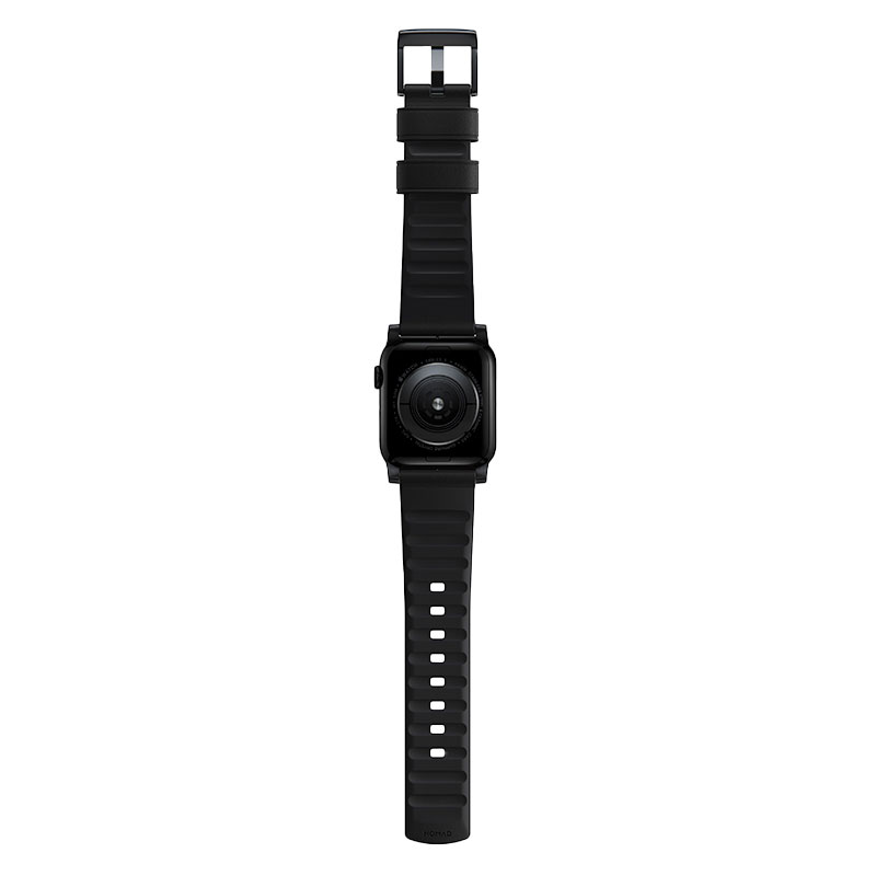 Nomad kožený remienok pre Apple Watch 44-49mm - Active Pro Black Black Hardware 