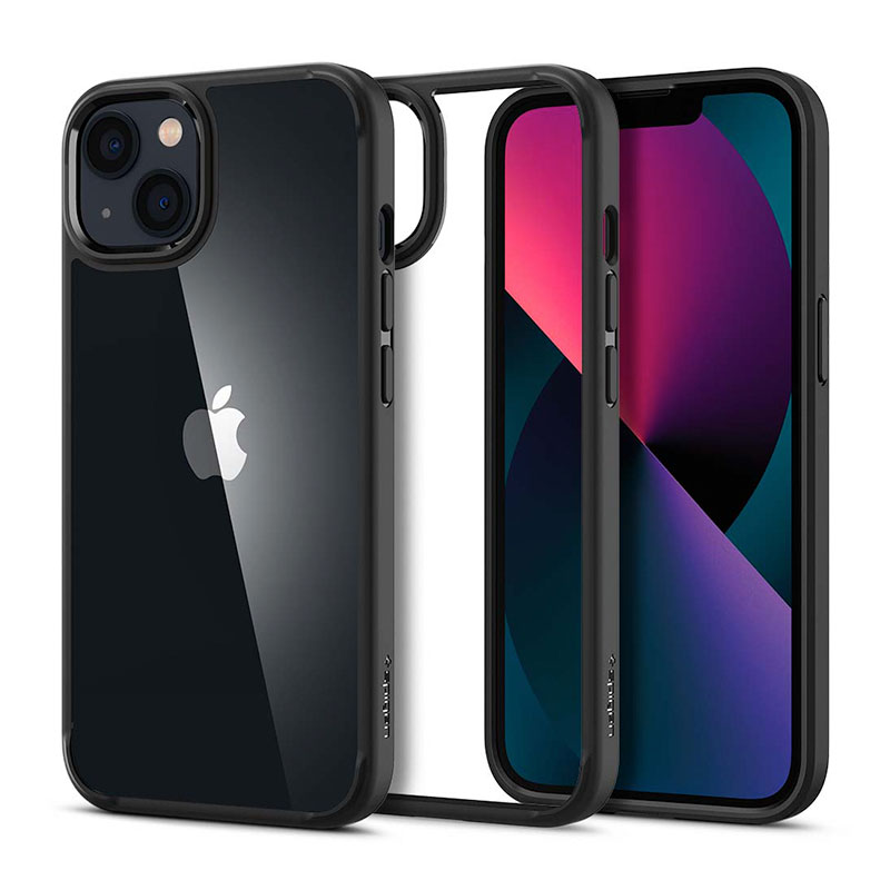 Spigen kryt Ultra Hybrid pre iPhone 13 - Matte Black 