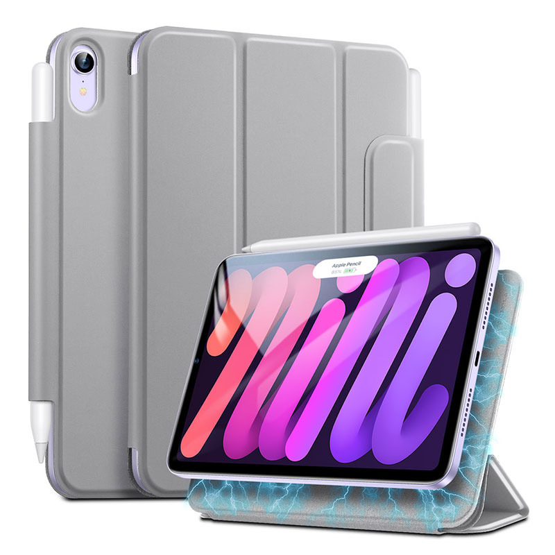 ESR puzdro Rebound Magnetic Case pre iPad mini 8.3" 2021/2024 - Silver 