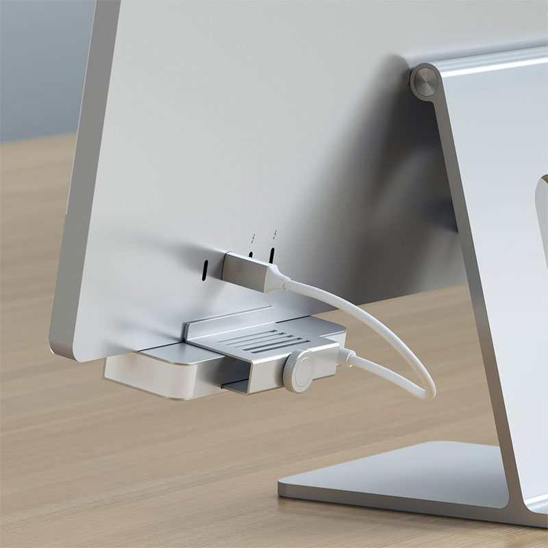 Satechi USB-C Clamp Hub pre 24" iMac 2021 - Blue Aluminium 