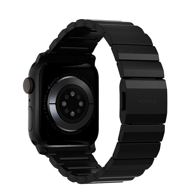 Nomad remienok pre Apple Watch 44-49 mm - Titanium Band/Black Hardware 