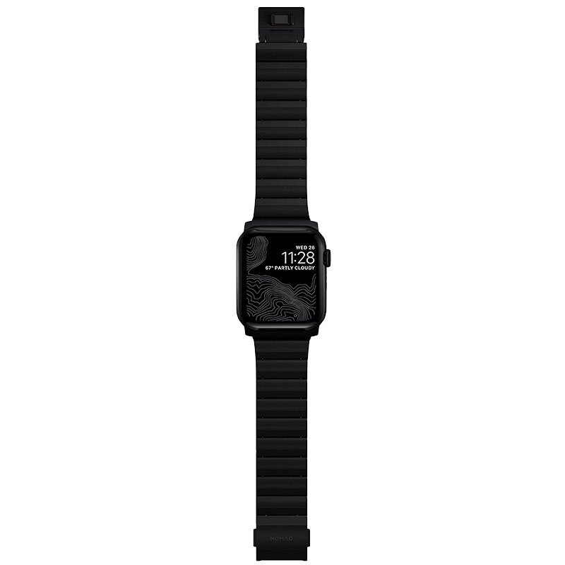 Nomad remienok pre Apple Watch 44-49 mm - Titanium Band/Black Hardware 