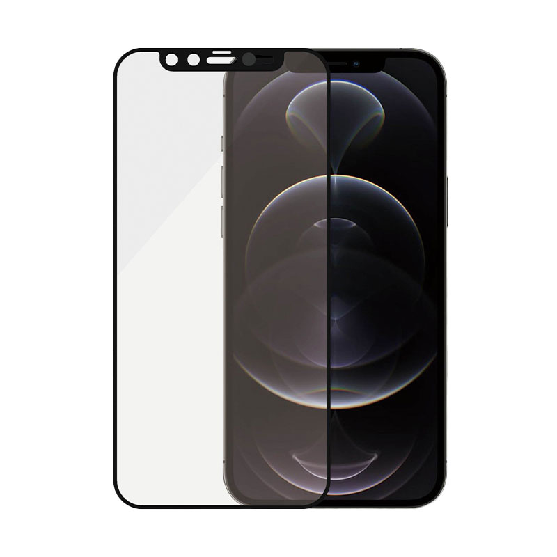 PanzerGlass ochranné sklo Camslider AB pre iPhone 12/12 Pro - Black Frame 