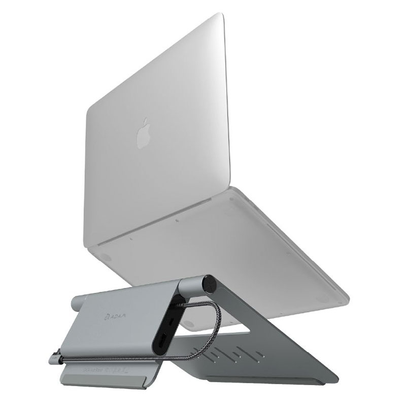 Adam Elements USB-C 5-in-1 Casa Laptop Hub Stand - Grey 