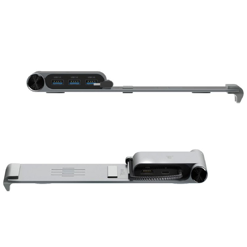 Adam Elements USB-C 5-in-1 Casa Laptop Hub Stand - Grey 