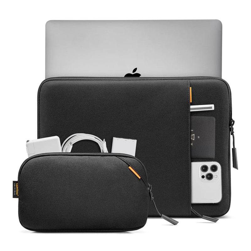 Tomtoc puzdro Recycled Sleeve with Pouch pre Macbook Pro 16" M1/M2/M3 - Black 