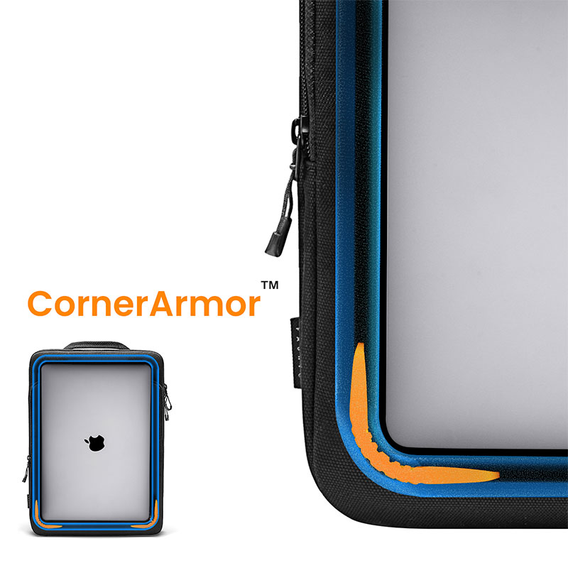 Tomtoc puzdro DefenderACE H13 pre Macbook Pro 16" M1/M2/M3/M4 - Black 