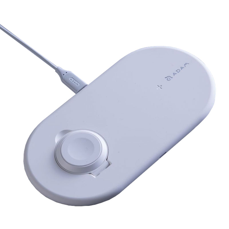 Adam Elements Omnia Q2 2-in-1 Fast Charging Stand - White 
