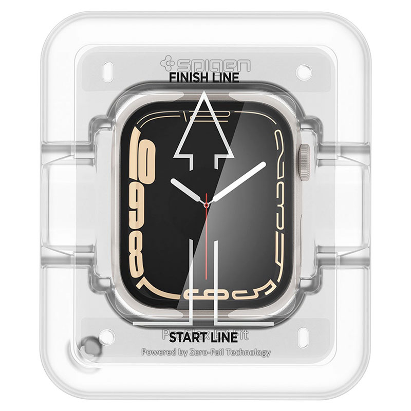 Spigen ochranné sklo Pro Flex pre Apple Watch 7/8 41mm - Clear 