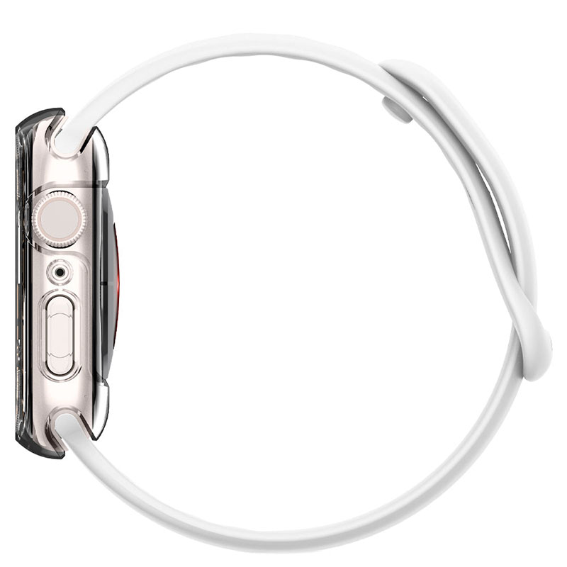 Spigen kryt Ultra Hybrid pre Apple Watch 7/8 45mm - Crystal Clear 