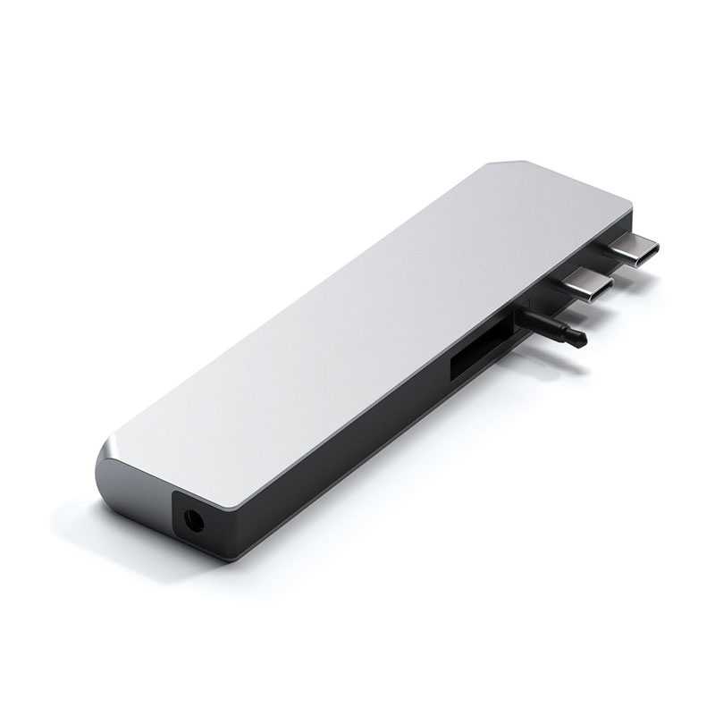 Satechi USB-C Pro Hub Max Adapter - Silver Aluminium 