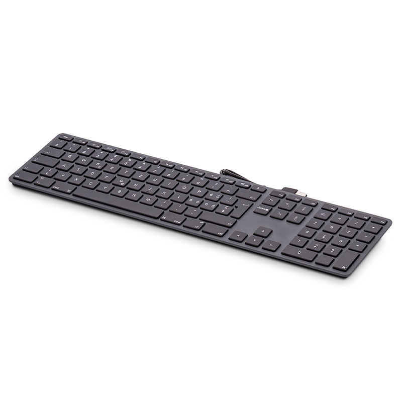 LMP klávesnica Wired USB Keyboard pre Mac 110 keys CZ layout - Gray Aluminium 