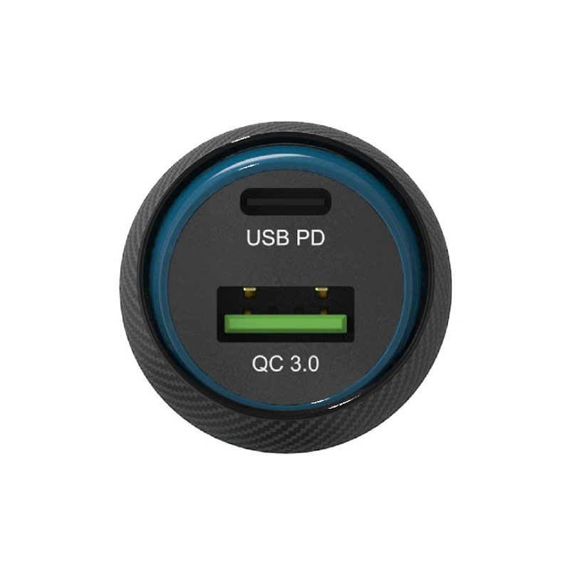 Adam Elements nabíjačka do auta OMNIA C1+ 45W PD QC - Black 