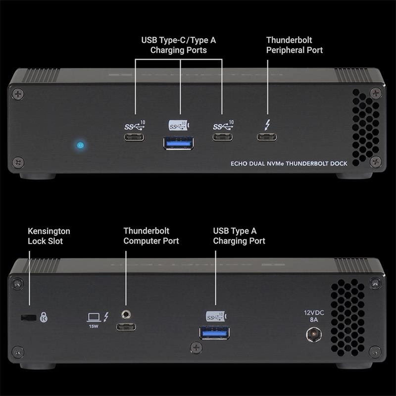 Sonnet Echo Dual NVMe Thunderbolt Dock 