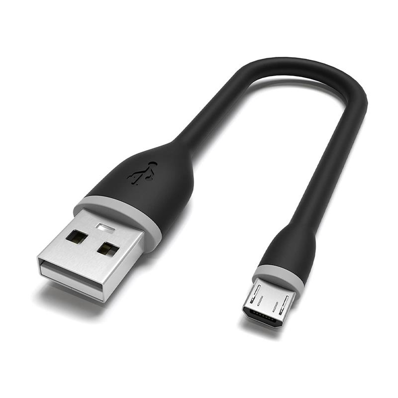 Satechi kábel Flexible USB to Micro USB 0.15m - Black 