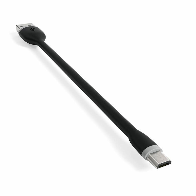 Satechi kábel Flexible USB to Micro USB 0.15m - Black 