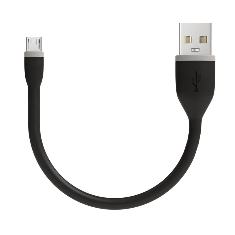 Satechi kábel Flexible USB to Micro USB 0.15m - Black 