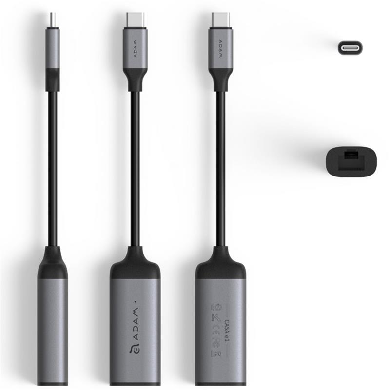 Adam Elements USB-C to Ethernet Adapter - Space Grey 
