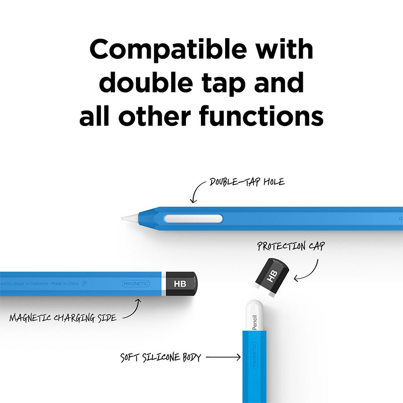 Elago kryt Classic Pencil Case pre Apple Pencil 2nd Gen & Pencil Pro - Blue 