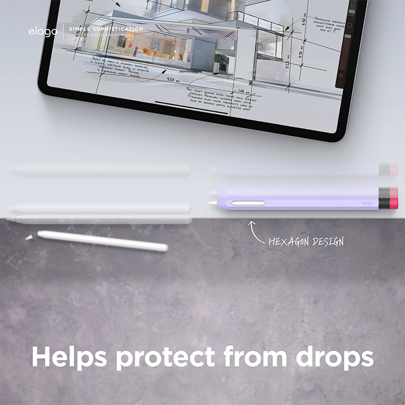 Elago kryt Classic Pencil Case pre Apple Pencil 2nd Gen & Pencil Pro - Lavender 