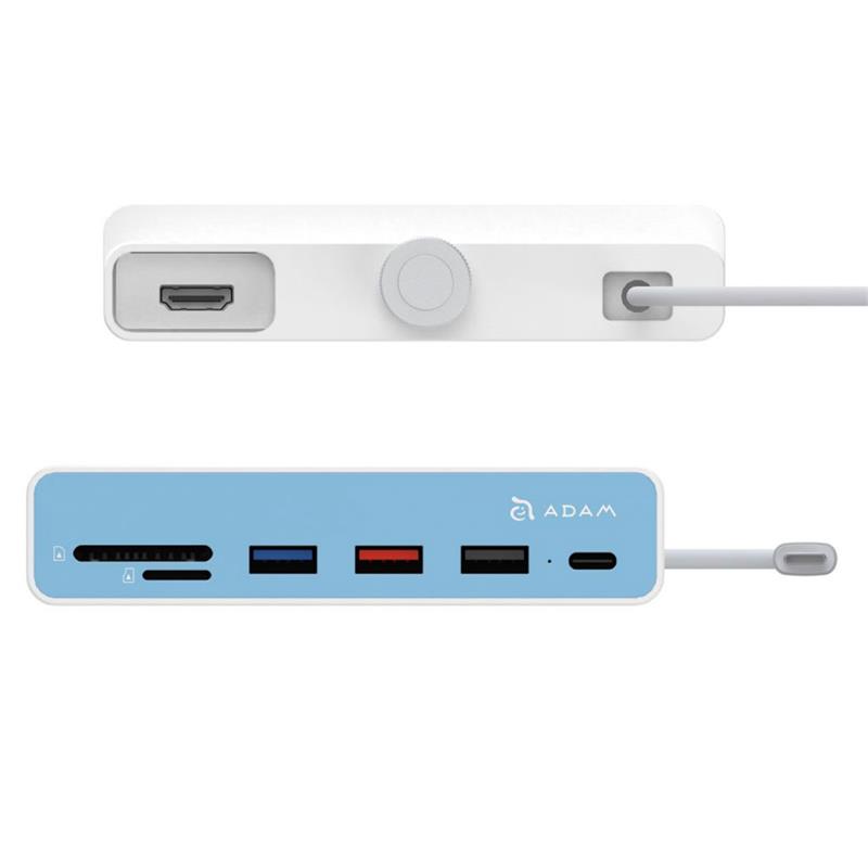 Adam Elements USB-C Casa 7-in-1 Multi-Function Hub i7 pre iMac 2021 - White 