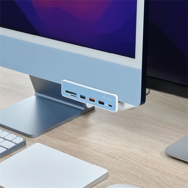 Adam Elements USB-C Casa 7-in-1 Multi-Function Hub i7 pre iMac 2021 - White 